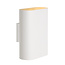 LUCIDE OUTLET - LUCIDE OVALIS - Wandlamp - 2xE14 - Wit - Perfect voor sfeervolle binnenverlichting