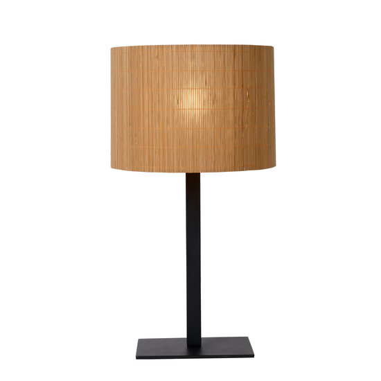 LUCIDE LUCIDE MAGIUS - Lampe de Table - Ø 28 cm - 1xE27 - Naturel - Créez une atmosphère chaleureuse dans votre intérieur