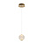 LUCIDE LUCIDE CINTRA - Lámpara Colgante - Ø 14 cm - LED - 1x5,7W 2700K - Transparente