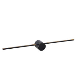 MIZAR - Aplique de Baño - LED - 1x6W 2700K - IP44 - Negro