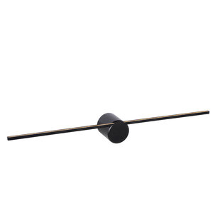 MIZAR - Applique de Salle de Bain - LED - 1x6W 2700K - IP44 - Noir