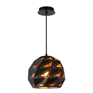 LUCIDE MALUNGA - Lámpara Colgante - Ø 25 cm - 1xE27 - Negro