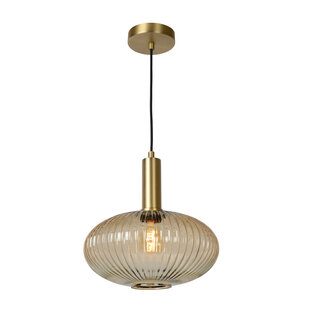 LUCIDE MALOTO - Hanglamp - Ø 30 cm - 1xE27 - Amber