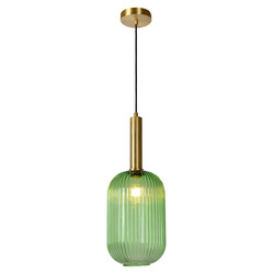 LUCIDE MALOTO - Hanglamp - Ø 20 cm - 1xE27 - Groen
