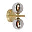 LUCIDE LUCIDE TYCHO - Wall Lamp - 2xG9 - Matte Gold / Brass - Create a cozy ambiance in your interior