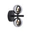 LUCIDE LUCIDE TYCHO - Wandlamp - 2xG9 - Zwart - Perfecte verlichting voor elke ruimte