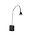 LUCIDE LUCIDE BUDDY - Lámpara de noche - LED - 1x4W 4000K - Negra