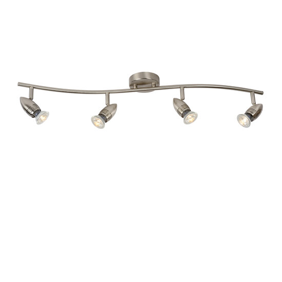LUCIDE LUCIDE CARO-LED - Ceiling Spot - LED - GU10 - 4x5W 2700K - Matte Chrome - Create a warm atmosphere in your interior
