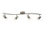 LUCIDE LUCIDE CARO-LED - Deckenstrahler - LED - GU10 - 4x5W 2700K - Matt Chrom - Schaffen Sie eine warme Atmosphäre in Ihrem Zuhause
