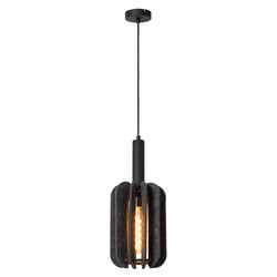 LUCIDE RAFAL - Suspension - Ø 20 cm - 1xE27 - Gris
