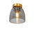 LUCIDE LUCIDE TYLER - Deckenleuchte Badezimmer - Ø 16,1 cm - 1xG9 - IP44 - Matt Gold / Messing