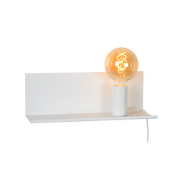 LUCIDE SEBO - Lampe de chevet - 1xE27 - Blanc