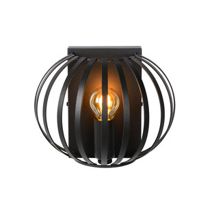 LUCIDE MANUELA - Wall Lamp - 1xE14 - Black