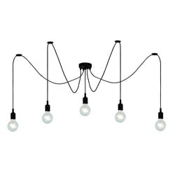 LUCIDE FIX - Lámpara Colgante - 5xE27 - Negra