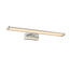 LUCIDE LUCIDE ONNO - Applique Miroir Salle de Bain - LED - 1x8W 3000K - IP44 - Chrome Mat - Éclairage idéal pour votre salle de bain