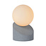 LUCIDE LUCIDE LEN - Lampe de Table - Ø 10 cm - 1xG9 - Gris - Parfaite pour créer une ambiance chaleureuse
