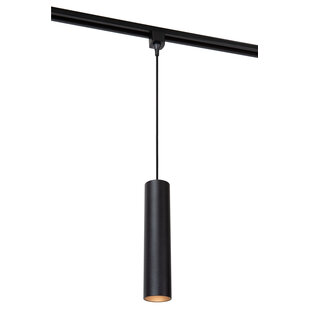 LUCIDE TRACK FLORIS Hanglamp - 1-fase Railsysteem / Railverlichting - 1xGU10 - Zwart (Uitbreiding)