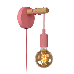 LUCIDE POLA - Applique pour chambre d'enfant - Ø 12 cm - 1xE27 - Rose