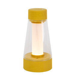 LORALI - Tafellamp - LED Dimb. - IP44 - Okergeel