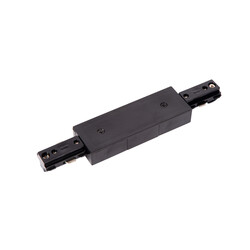 LUCIDE TRACK Startvoeding - 1-phase rail system / Rail lighting - Double - Black (Extension)