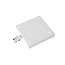 LUCIDE LUCIDE TRACK Startvoeding - Sistema de Riel 1-Fase / Iluminación de Riel - Simple/Doble - Blanco (Extensión) - Ideal para iluminación interior moderna