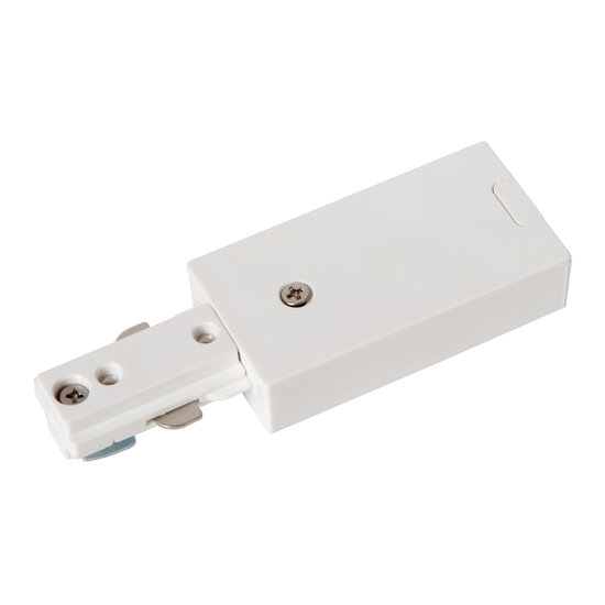 LUCIDE LUCIDE TRACK Startvoeding - 1-fase Railsysteem / Railverlichting - Enkel - Wit (Uitbreiding) - Perfect voor moderne binnenverlichting