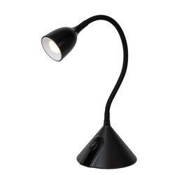LUCIDE MILO - Lámpara de Escritorio - Ø 12,8 cm - LED - 1x3,2W 3000K - Negro