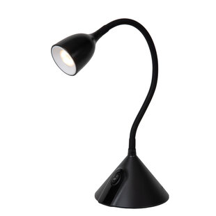 LUCIDE MILO - Schreibtischlampe - Ø 12,8 cm - LED - 1x3,2W 3000K - Schwarz
