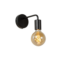LUCIDE SCOTT - Wandlamp - 1xE27 - Zwart