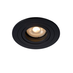 LUCIDE TUBE - Recessed Spot - Ø 9.2 cm - 1xGU10 - Black