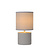 LUCIDE LUCIDE GREASBY - Tafellamp - Ø 14 cm - 1xE14 - Grijs