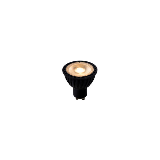 LUCIDE LUCIDE MR16 - Lámpara LED - Ø 5 cm - LED Dim to warm - GU10 - 1x5W 2200K/3000K - Negro - Crea la atmósfera perfecta con luz regulable