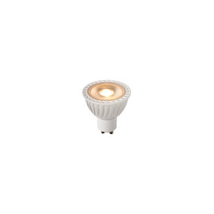 LUCIDE MR16 - Lámpara LED - Ø 5 cm - LED Dim to warm - GU10 - 1x5W 2200K/3000K - Blanco