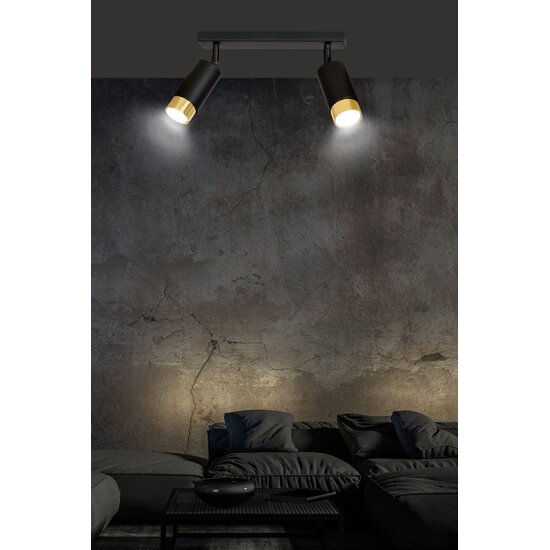 Emibig Emibig HIRO 2 BL/GOLD - Lámpara de techo moderna para cualquier espacio