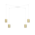 Emibig Emibig TRAKER 4 WH/GOLD - Modern pendant lamp for stylish lighting