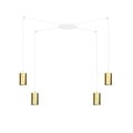 Emibig Emibig TRAKER 4 WH/GOLD - Moderne Pendelleuchte für stilvolle Beleuchtung