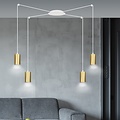 Emibig Emibig TRAKER 4 WH/GOLD - Lampe suspendue moderne pour un éclairage stylé