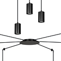 Emibig Emibig TRAKER 6 BL/BLACK - Lámpara colgante moderna para interiores elegantes