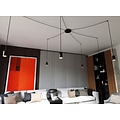 Emibig Emibig TRAKER 6 BL/BLACK - Moderne Pendelleuchte für stilvolle Innenräume
