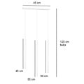 Emibig Emibig SELTER 3 WHITE - Minimalist pendant lamp for any space