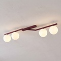 Emibig Emibig NATON 4 BURGUNDY OPAL - Lámpara de techo moderna para una iluminación elegante