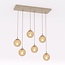 Emibig Emibig COSMO 6 MOKKA AMBER - Lampe suspendue moderne pour un éclairage élégant