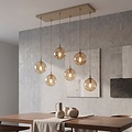 Emibig Emibig COSMO 6 MOKKA AMBER - Modern pendant lamp for stylish lighting