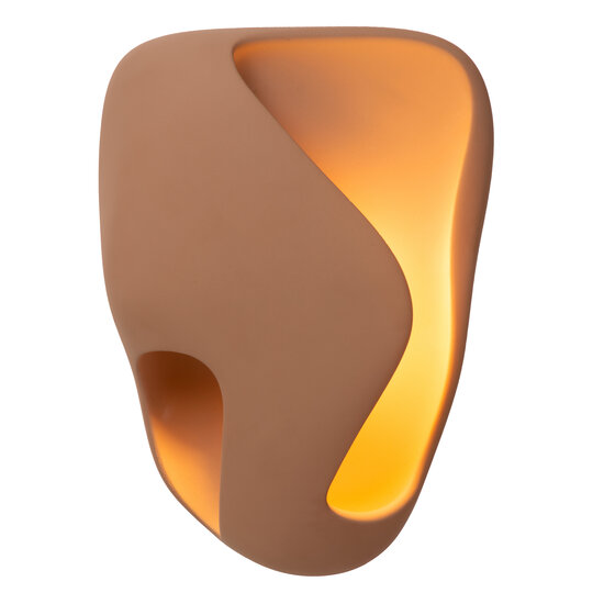 LUCIDE Lucide YACINTE - Wall Lamp - 1xG9 - Taupe - Vibes - Create a cozy ambiance in your home