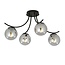 Emibig Emibig BOSTON 4 BLACK/GRAFIT - Moderne Deckenlampe für stilvolle Räume