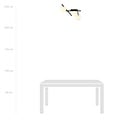 Emibig Emibig SMART 3 BLACK/OPAL - Modern ceiling lamp for any space