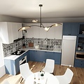 Emibig Emibig LOTUS 4 BLACK/RATTAN - Stylish ceiling lamp for any space