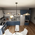 Emibig Emibig LOTUS 4 BLACK/RATTAN - Stilvolle Deckenlampe für jeden Raum