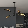 Emibig Emibig LOTUS 4 BLACK/GOLD - Modern ceiling lamp for stylish lighting