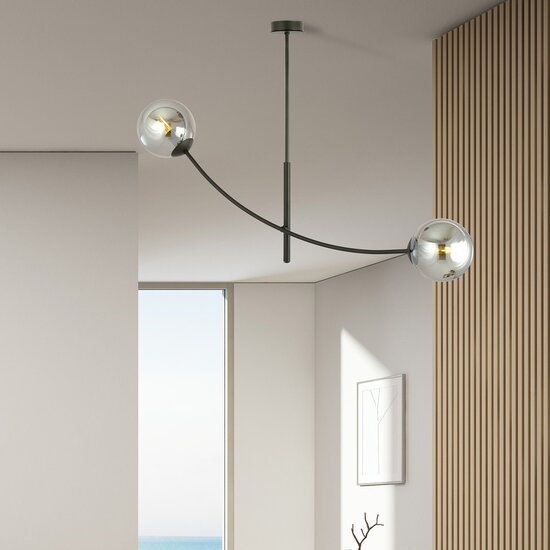 Emibig Emibig HUNTER 2 BLACK/GRAFIT - Modern ceiling lamp for stylish lighting